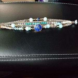 JJill blue layers bracelet
